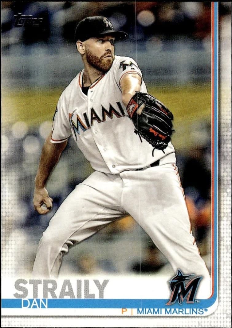 Dan Straily 2019 Topps #325 Baseball Trading Card - Front 2019 Topps Dan Straily #325 baseball trading card front