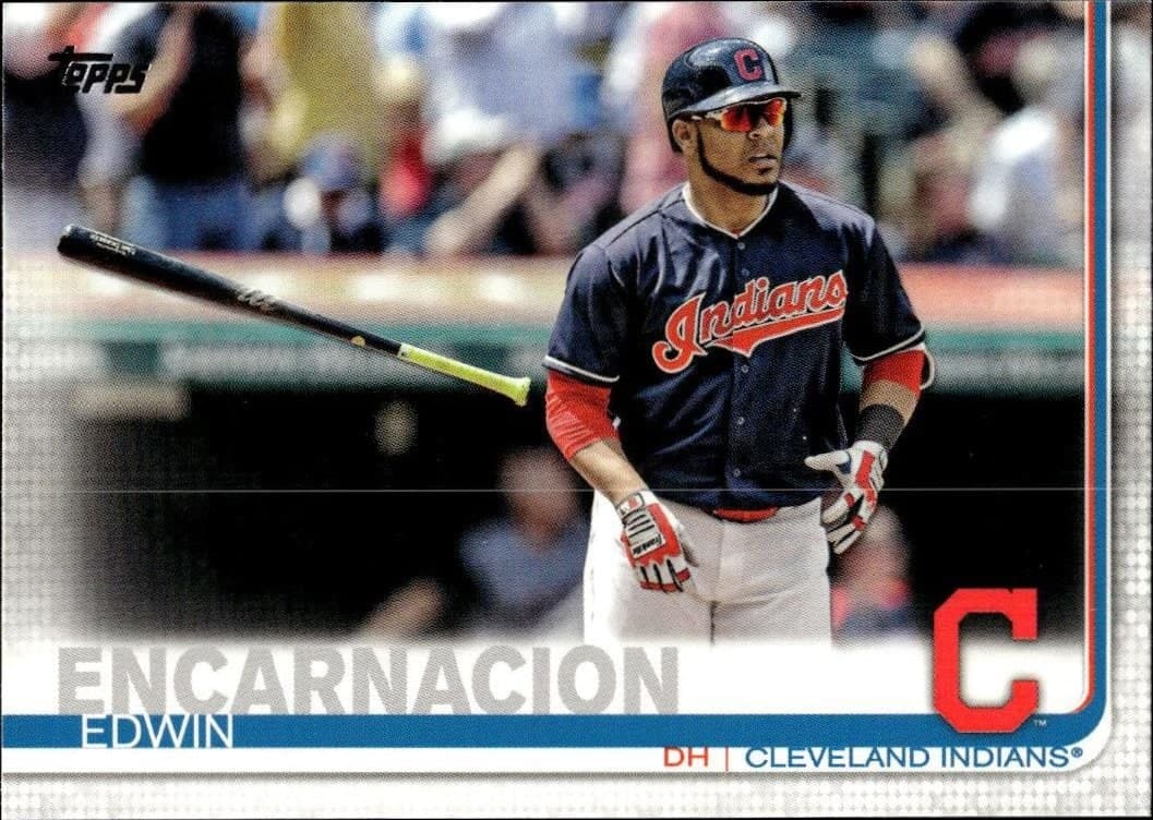 Edwin Encarnacion 2019 Topps #42 Baseball Trading Card - Front 2019 Topps Edwin Encarnacion #42 baseball trading card front