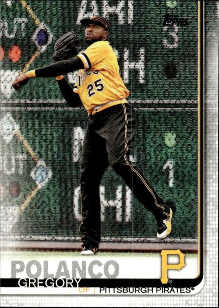 Gregory Polanco 2019 Topps #198 Baseball Trading Card - Front 2019 Topps Gregory Polanco #198 baseball trading card front