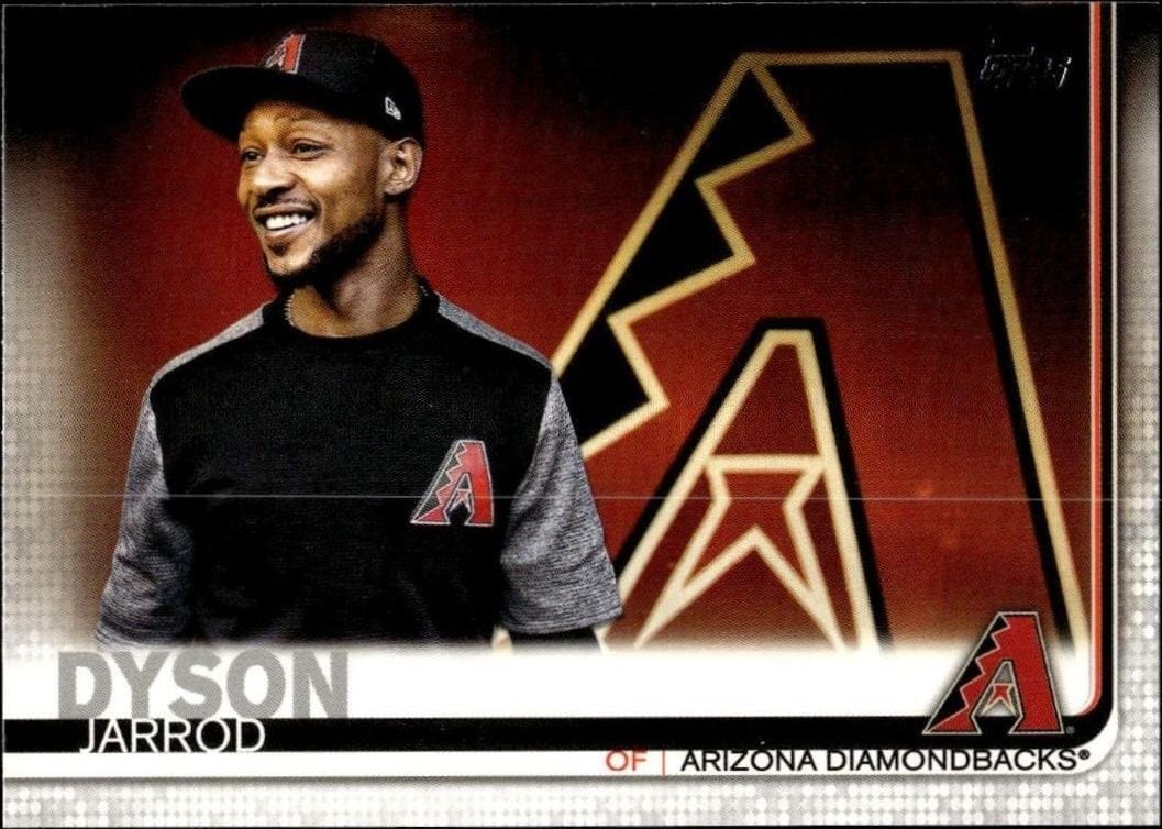 Jarrod Dyson 2019 Topps Series 2 #351 Baseball Trading Card - Front 2019 Topps Series 2 Jarrod Dyson #351 baseball trading card front