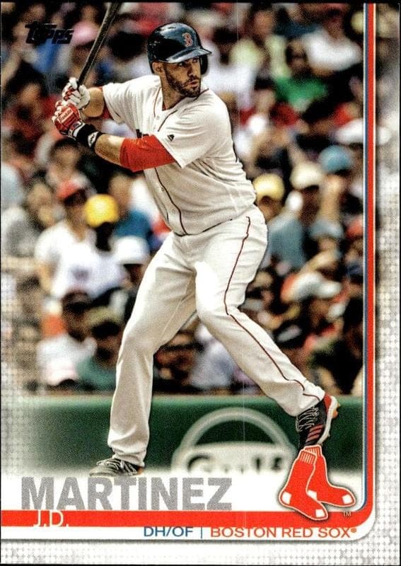 2019 Topps Series 1 J.D. Martinez #77 trading card