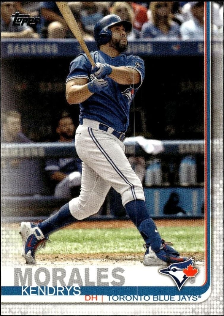 Kendrys Morales 2019 Topps Series 2 #436 Baseball Trading Card - Front 2019 Topps Series 2 Kendrys Morales #436 baseball trading card front