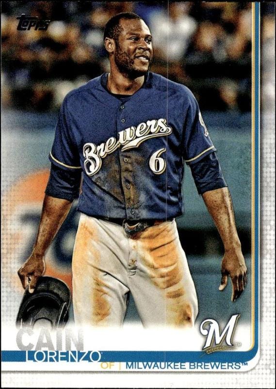 2019 Topps Series 1 Lorenzo Cain #5 trading card