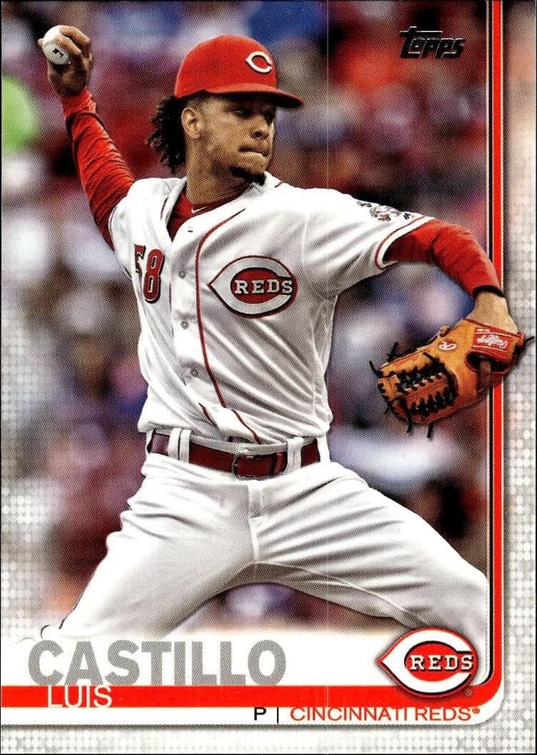 Luis Castillo 2019 Topps #156 Baseball Trading Card - Front 2019 Topps Luis Castillo #156 baseball trading card front