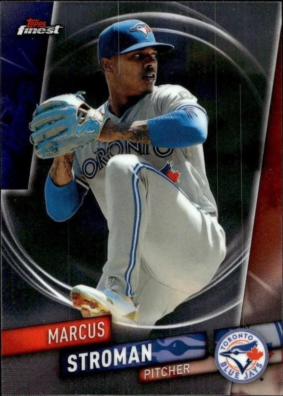 2019 Topps Finest Marcus Stroman #15 trading card