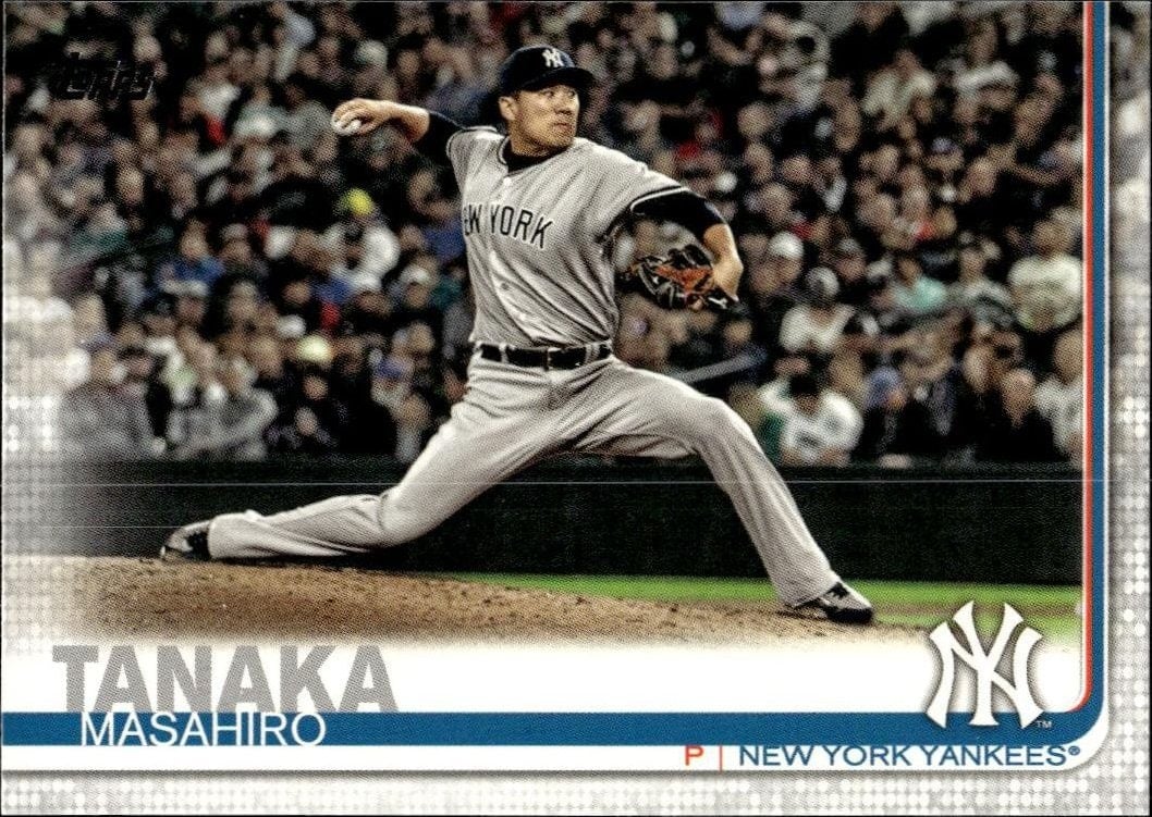 Masahiro Tanaka 2019 Topps Series 2 #396 Baseball Trading Card - Front 2019 Topps Series 2 Masahiro Tanaka #396 baseball trading card front