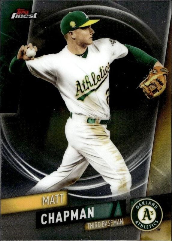 2019 Topps Finest Matt Chapman #5 trading card