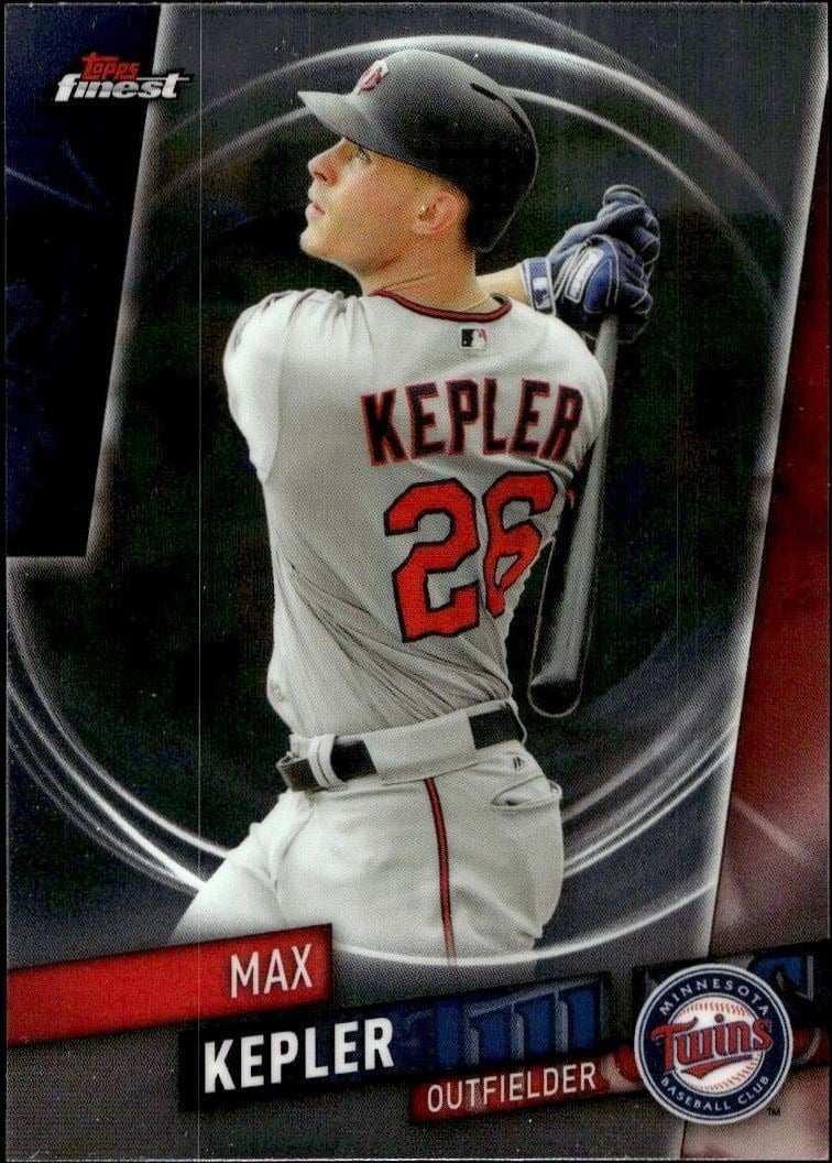 Max Kepler 2019 Topps Finest #69 Baseball Trading Card - Front 2019 Topps Finest Max Kepler #69 baseball trading card front