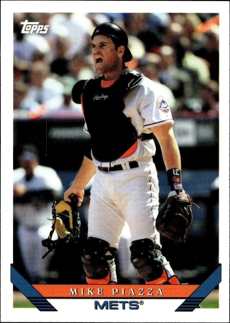 Mike Piazza 2019 Topps Archives #272 Baseball Trading Card - Front 2019 Topps Archives Mike Piazza #272 baseball trading card front