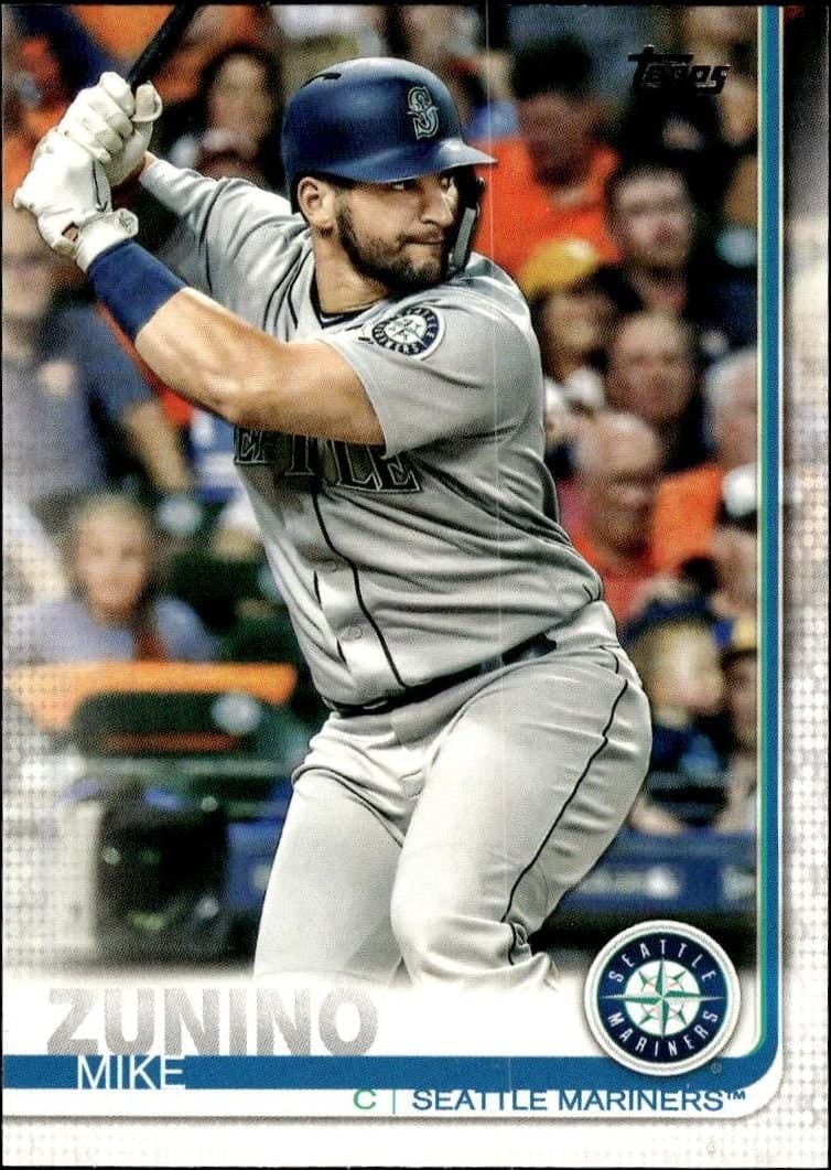 Mike Zunino 2019 Topps #11 Baseball Trading Card - Front 2019 Topps Mike Zunino #11 baseball trading card front