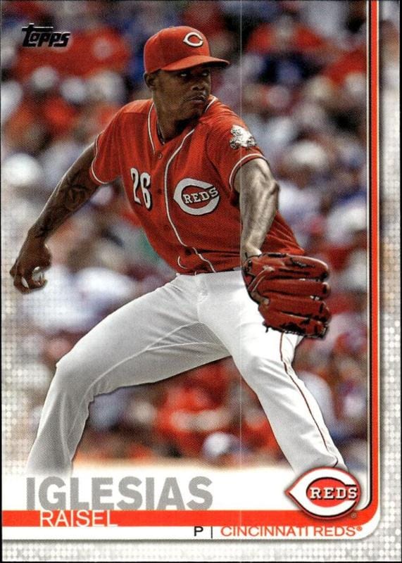 2019 Topps Series 2 Raisel Iglesias #465 trading card
