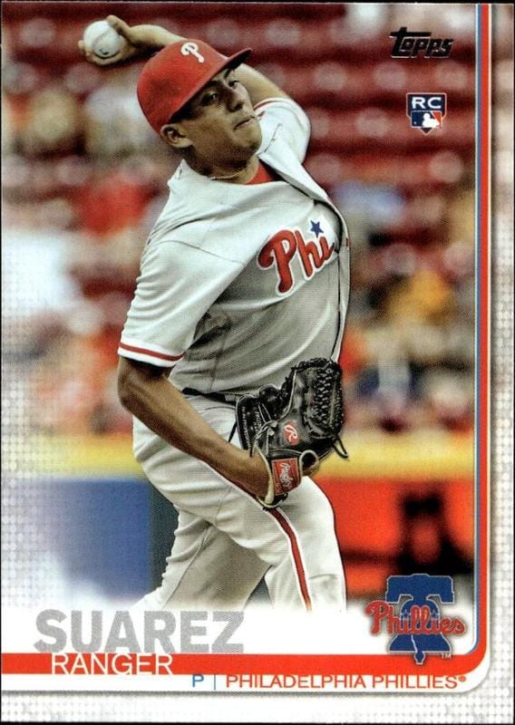 2019 Topps Series 1 Ranger Suarez #303 trading card