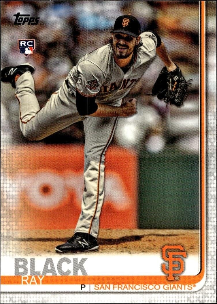 Ray Black 2019 Topps #333 Baseball Trading Card - Front 2019 Topps Ray Black #333 baseball trading card front