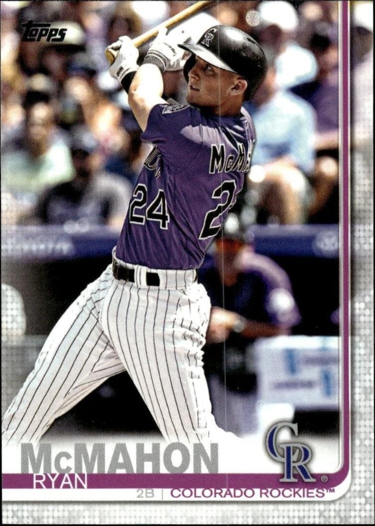 Ryan McMahon 2019 Topps Series 2 #439 Baseball Trading Card - Front 2019 Topps Series 2 Ryan McMahon #439 baseball trading card front