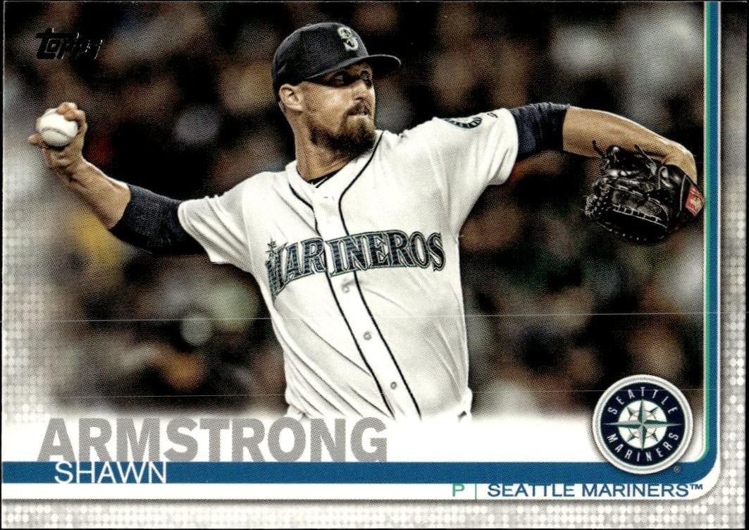 Shawn Armstrong 2019 Topps Series 2 #517 Baseball Trading Card - Front 2019 Topps Series 2 Shawn Armstrong #517 baseball trading card front