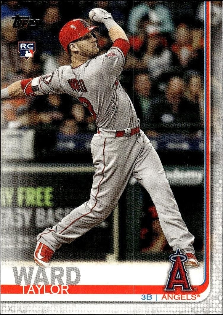 Taylor Ward 2019 Topps Series 2 #588 Baseball Trading Card - Front 2019 Topps Series 2 Taylor Ward #588 baseball trading card front