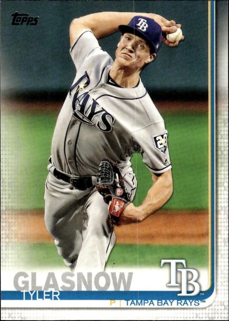 Tyler Glasnow 2019 Topps #115 Baseball Trading Card - Front 2019 Topps Tyler Glasnow #115 baseball trading card front