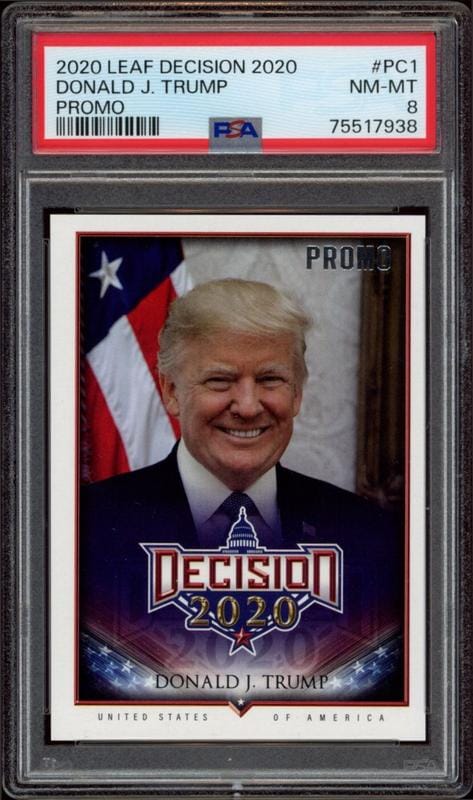 2020 Leaf Decision Donald Trump #PC1 trading card