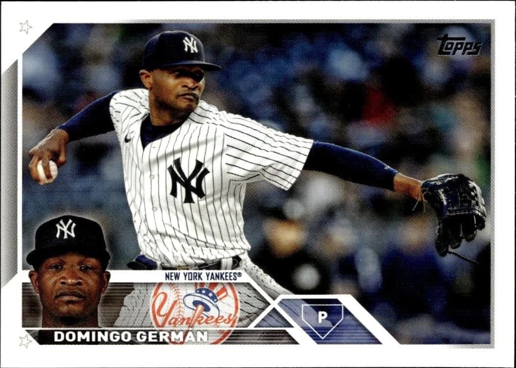 Domingo Germán 2023 Topps Update #US52 Baseball Trading Card - Front 2023 Topps Update Domingo Germán #US52 baseball trading card front