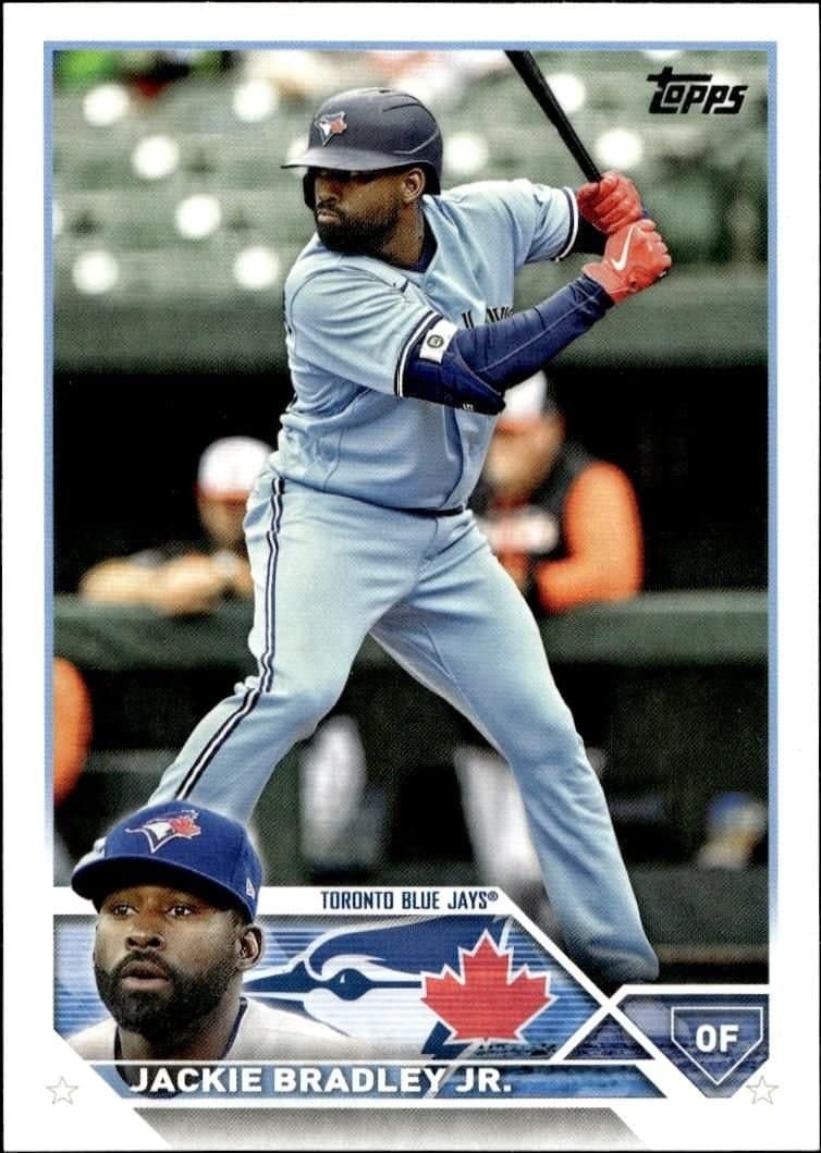 Jackie Bradley Jr. 2023 Topps Series 2 #410 Baseball Trading Card - Front 2023 Topps Series 2 Jackie Bradley Jr. #410 baseball trading card front