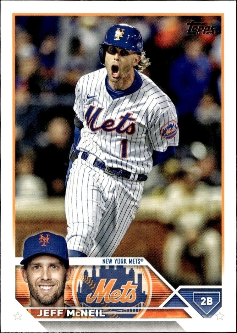 Jeff McNeil 2023 Topps Series 2 #426 Baseball Trading Card - Front 2023 Topps Series 2 Jeff McNeil #426 baseball trading card front