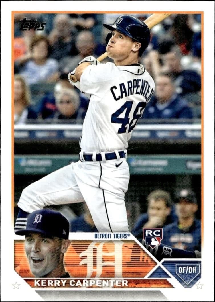 Kerry Carpenter 2023 Topps Series 2 #394 Baseball Trading Card - Front 2023 Topps Series 2 Kerry Carpenter #394 baseball trading card front