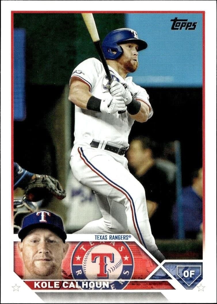 Kole Calhoun 2023 Topps Series 2 #512 Baseball Trading Card - Front 2023 Topps Series 2 Kole Calhoun #512 baseball trading card front