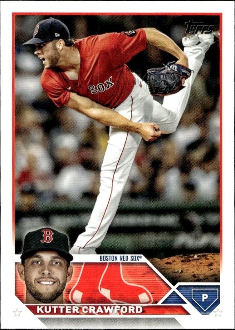 Kutter Crawford 2023 Topps Series 2 #493 Baseball Trading Card - Front 2023 Topps Series 2 Kutter Crawford #493 baseball trading card front