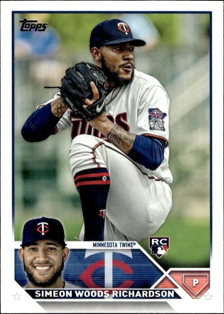 Simeon Woods Richardson 2023 Topps Series 2 #479 Baseball Trading Card - Front 2023 Topps Series 2 Simeon Woods Richardson #479 baseball trading card front