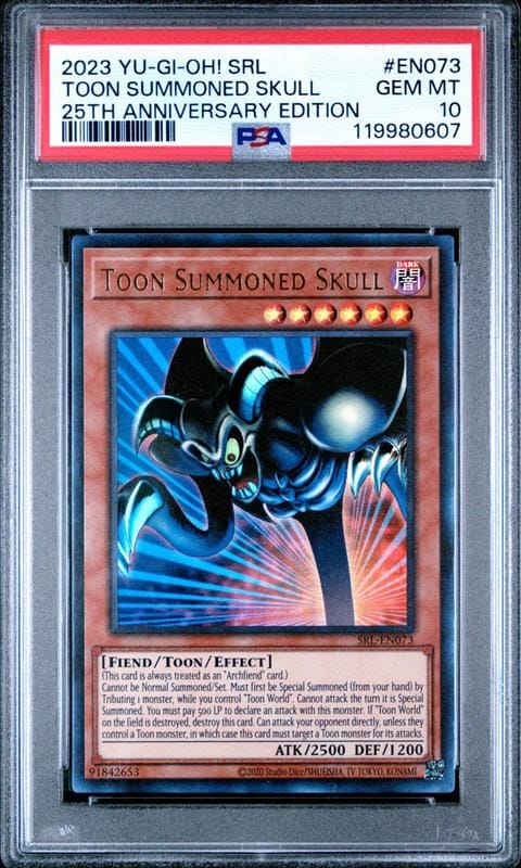 2023 Yu-Gi-Oh! Spell Ruler Toon Summoned Skull #SRL-EN073