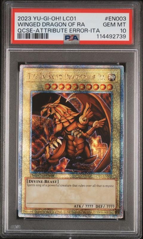 2023 Yu-Gi-Oh! Legendary Collection Winged Dragon Of Ra #LC01-EN003