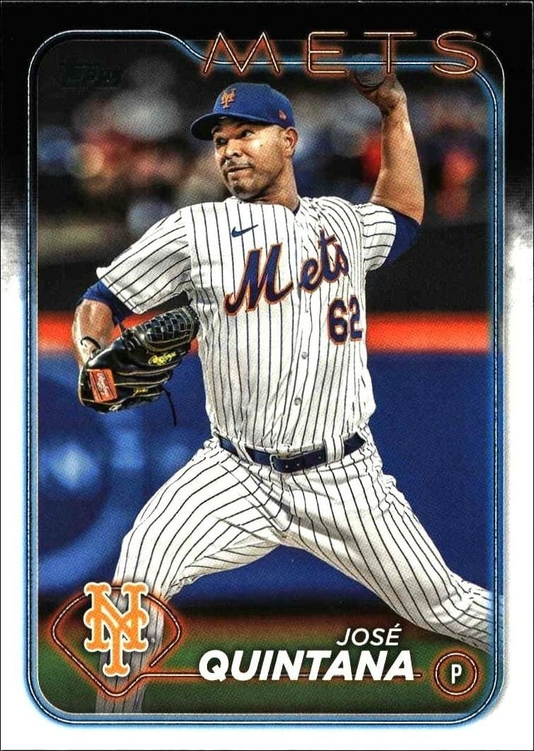 José Quintana 2024 Topps #98 Baseball Trading Card - Front 2024 Topps José Quintana #98 baseball trading card front