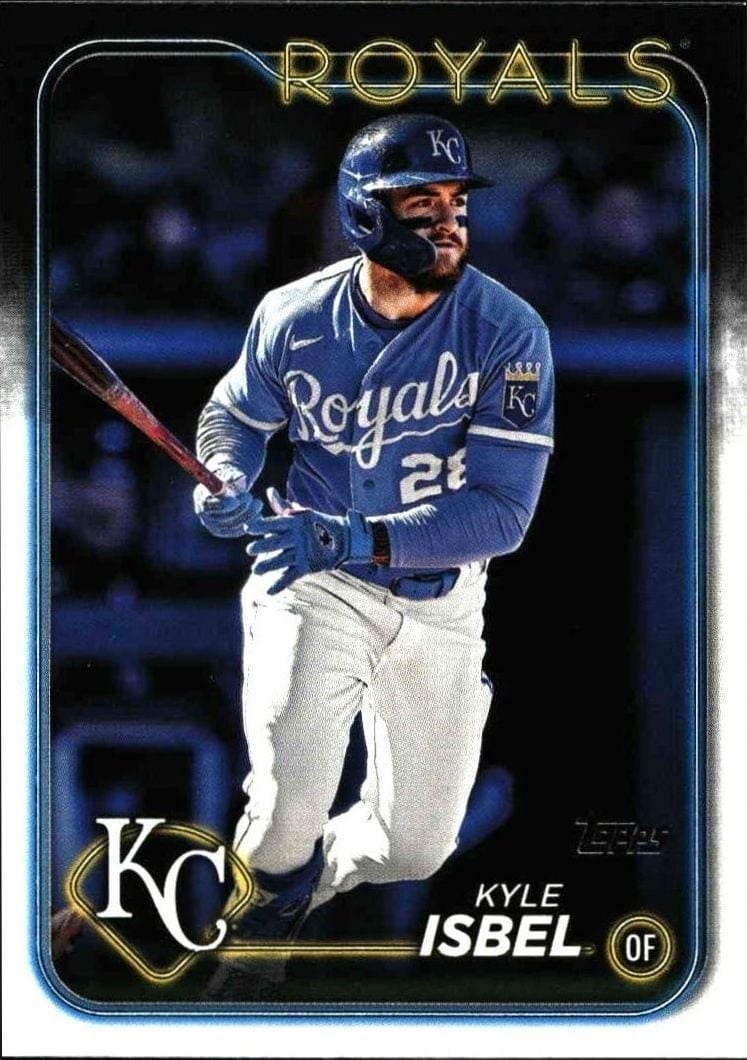 Kyle Isbel 2024 Topps Series 2 #525 Baseball Trading Card - Front 2024 Topps Series 2 Kyle Isbel #525 baseball trading card front