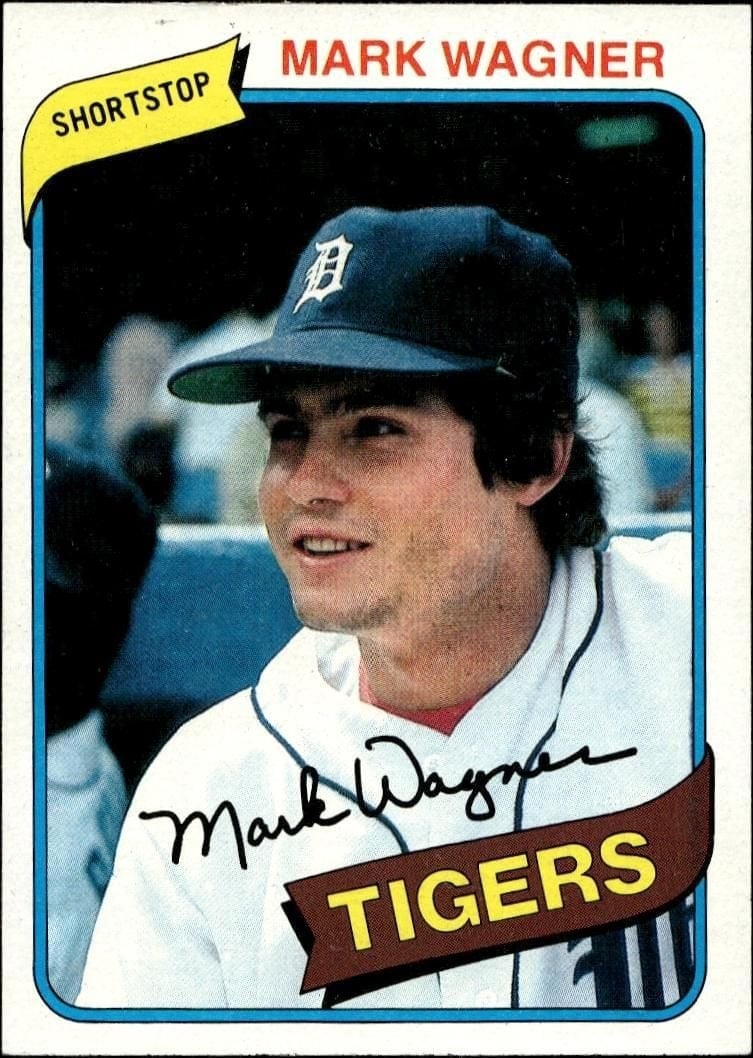 Mark Wagner 1980 Topps #29 Baseball Trading Card - Front 1980 Topps Mark Wagner #29 baseball trading card front