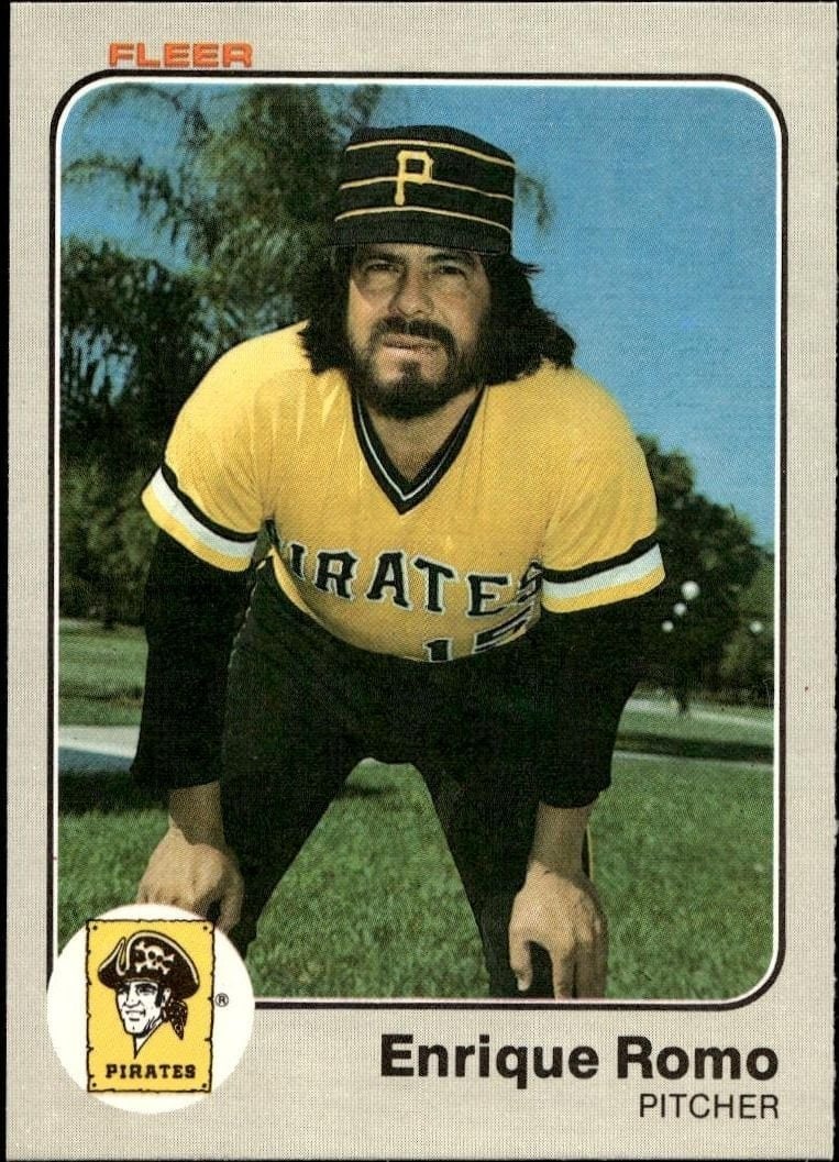 Enrique Romo 1983 Fleer #320 Baseball Trading Card - Front 1983 Fleer Enrique Romo #320 baseball trading card front