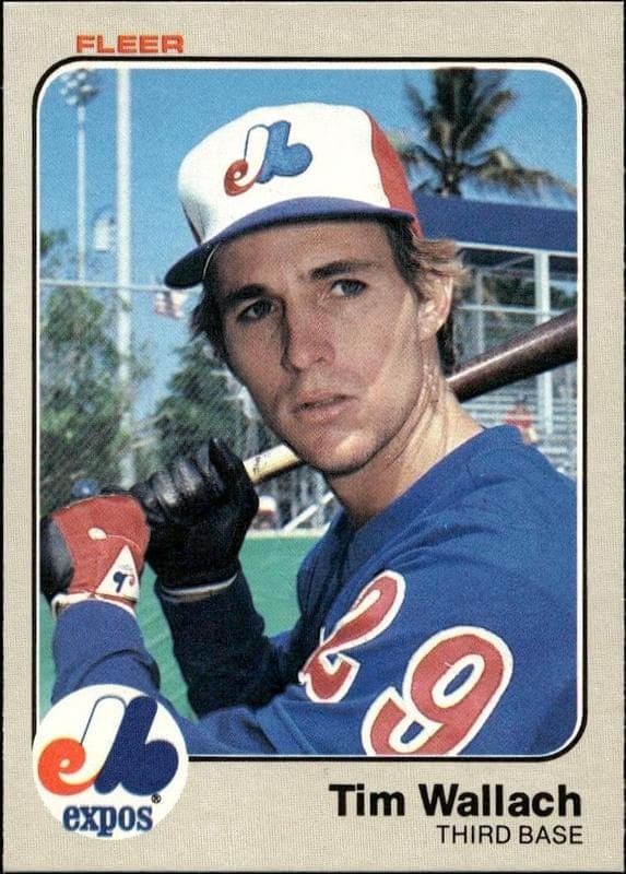 1983 Fleer Tim Wallach #299 trading card
