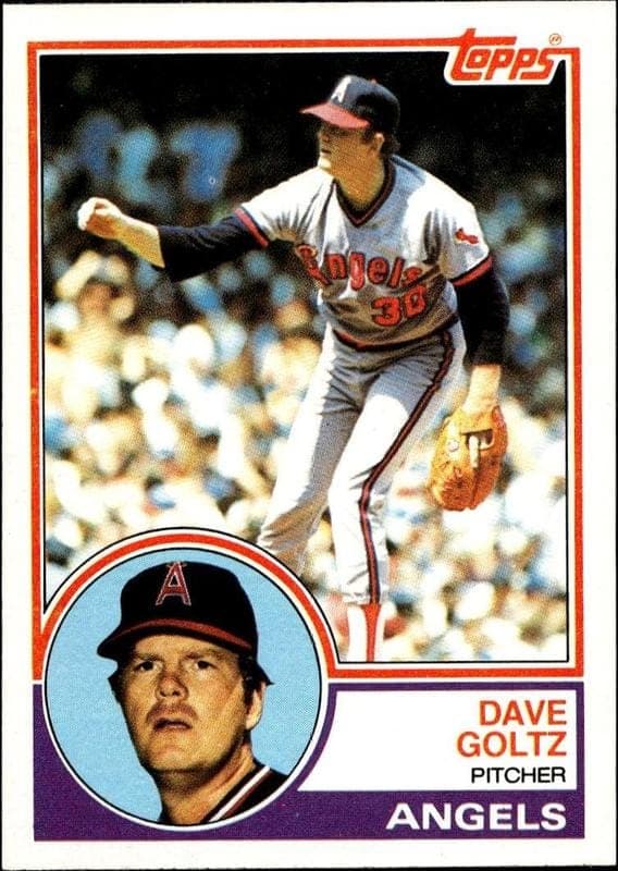 1983 Topps Dave Goltz #468 trading card