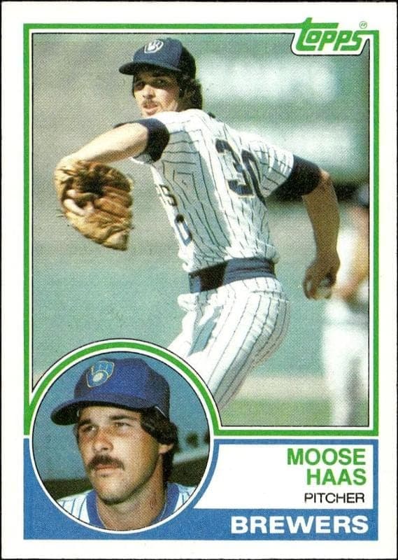 1983 topps Moose Haas