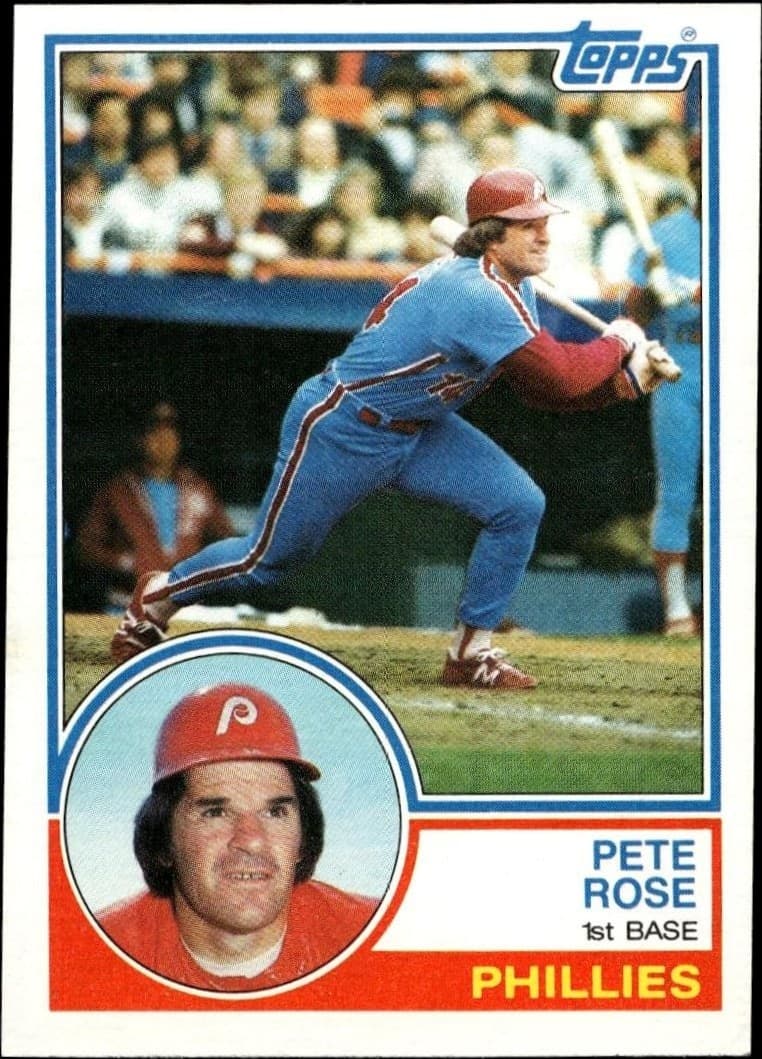 1983 topps Pete Rose