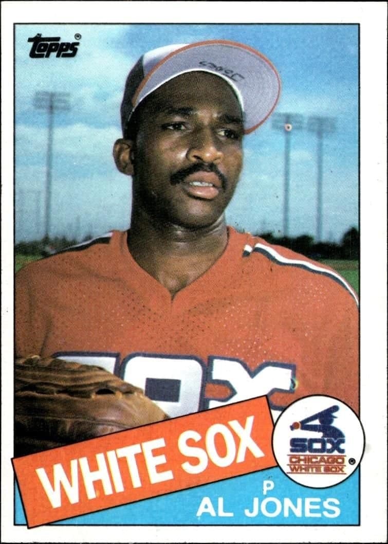 Al Jones 1985 Topps #437 Baseball Trading Card - Front 1985 Topps Al Jones #437 baseball trading card front
