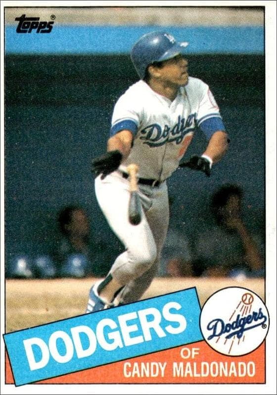 1985 Topps Candy Maldonado #523 trading card
