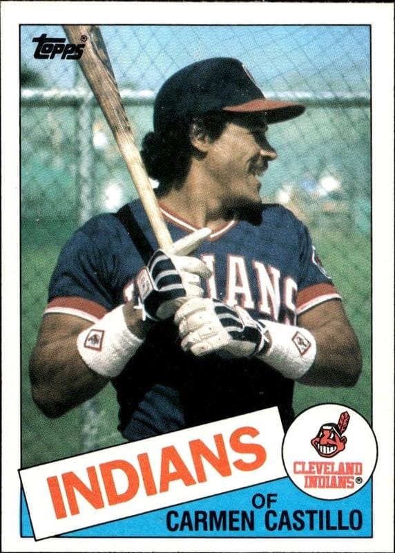 1985 Topps Carmen Castillo #184 trading card