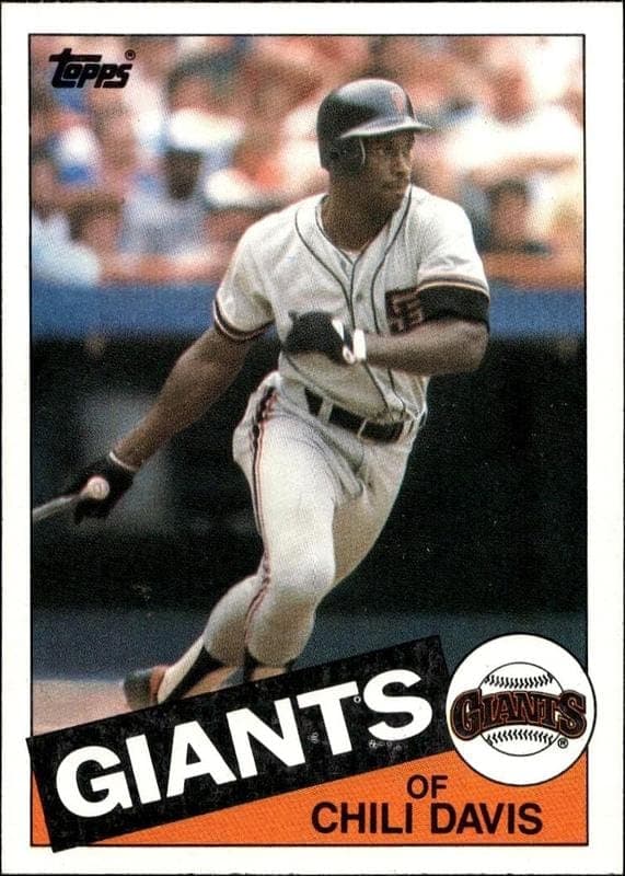 1985 Topps Chili Davis #245 trading card