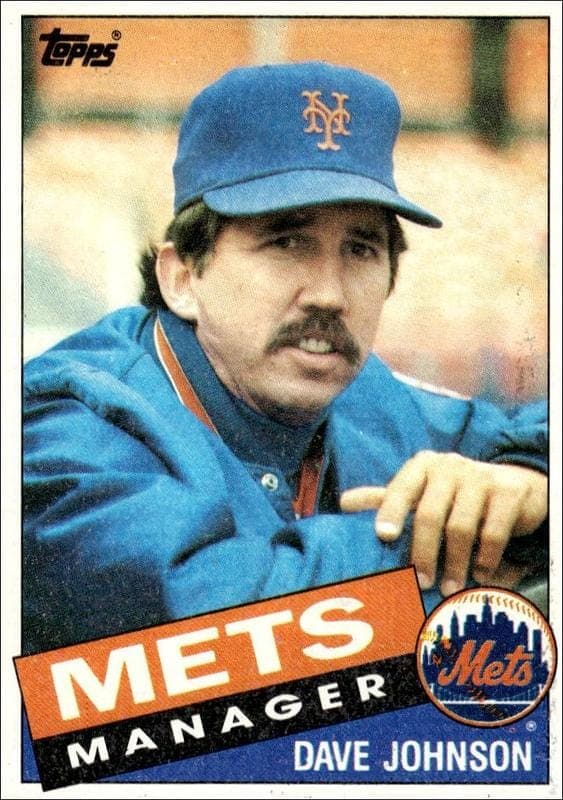 1985 Topps Dave Johnson #492 trading card