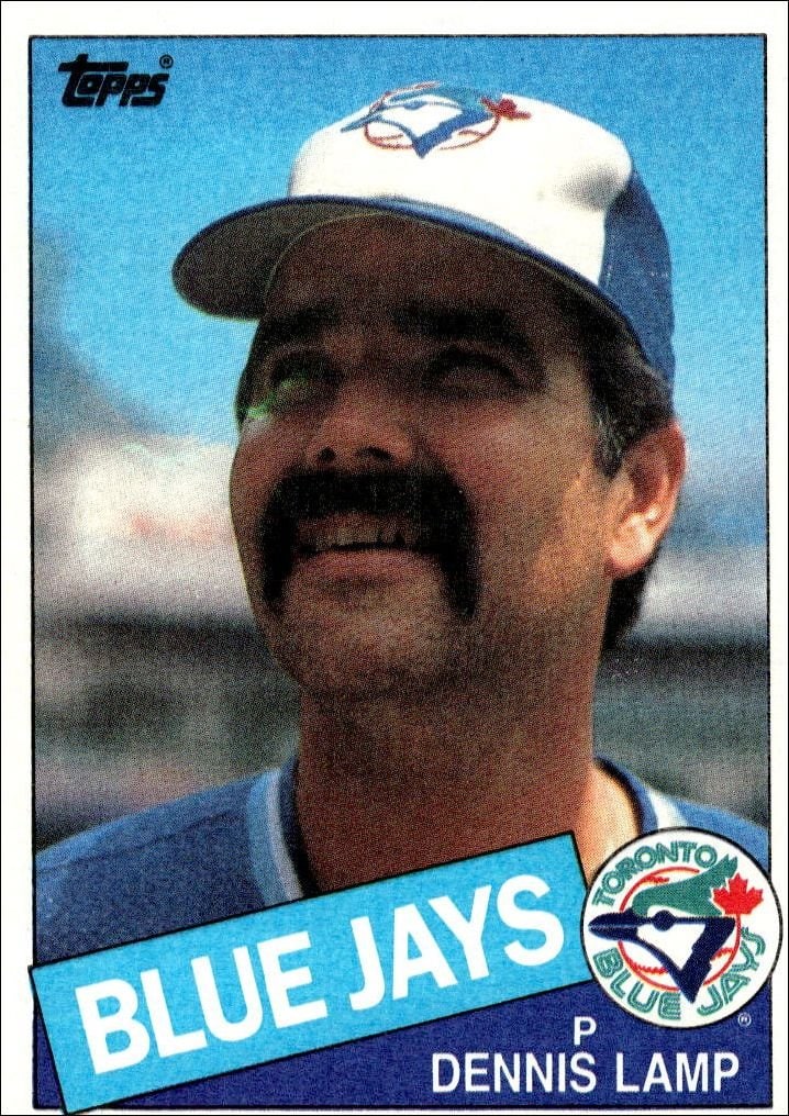 Dennis Lamp 1985 Topps #774 Baseball Trading Card - Front 1985 Topps Dennis Lamp #774 baseball trading card front