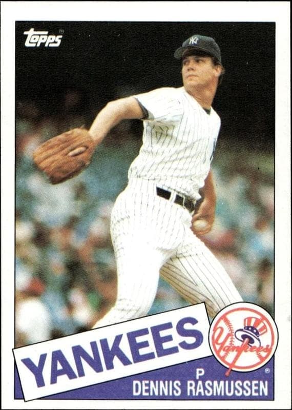 1985 Topps Dennis Rasmussen #691 trading card