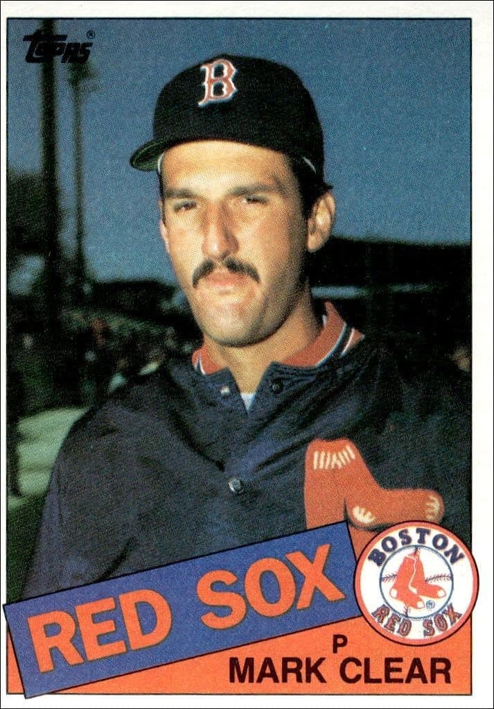1985 Topps Mark Clear #207 trading card