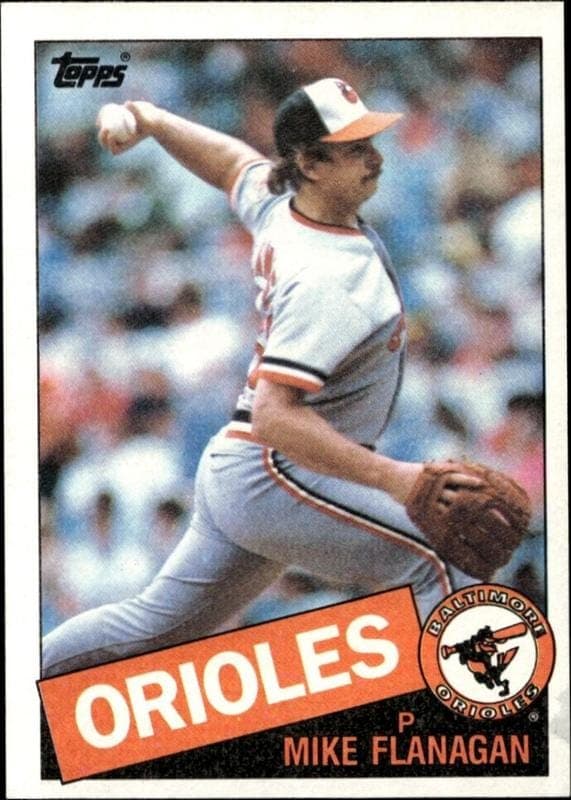 1985 Topps Mike Flanagan #780 trading card