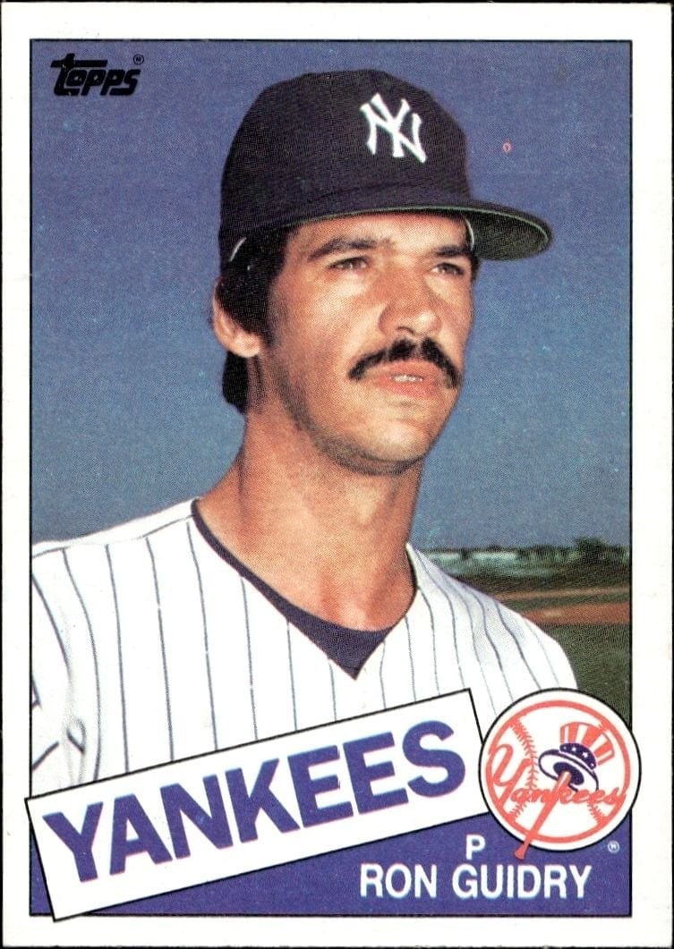 Ron Guidry 1985 Topps #790 Baseball Trading Card - Front 1985 Topps Ron Guidry #790 baseball trading card front