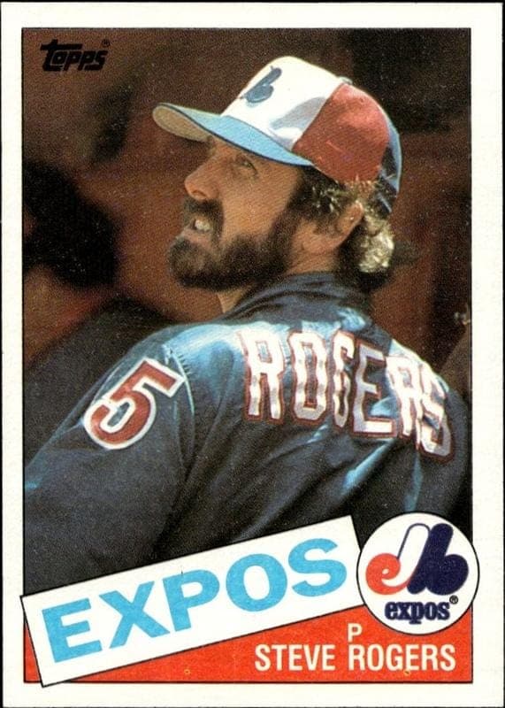 1985 Topps Steve Rogers #205 trading card